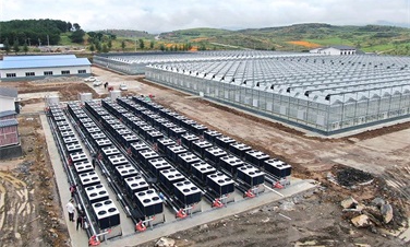 助力綠色農(nóng)業(yè)發(fā)展！貴州3萬(wàn)平蔬菜大棚建設(shè)碧淶空氣能采暖工程